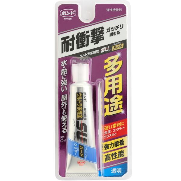 コニシ ボンド ウルトラ多用途ＳＵプレミアムハード　クリヤー　２５ｍｌ #05144