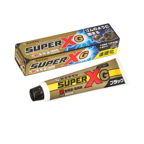 セメダイン 強力超多用途接着剤 スーパーXゴールド ブラック 135mL AX-270