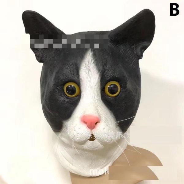 猫マスク かぶりもの ハロウィン パーティー 用具 衣装 コスチューム ステージ衣装 変装 仮装 マスク ネコ 猫
