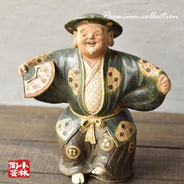 やきもの人形 福の神 織部釉 陶器製 曾風作 : 小林陶芸 - 通販 やきもの人形 福の神 織部釉 陶器製 曾風作 : 小林陶芸 - 通販