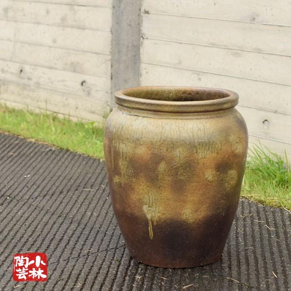 信楽焼　傘立て　壷 楽天市場】傘立て 陶器 信楽焼 青窯変壷型 傘立 開店祝い 新築
