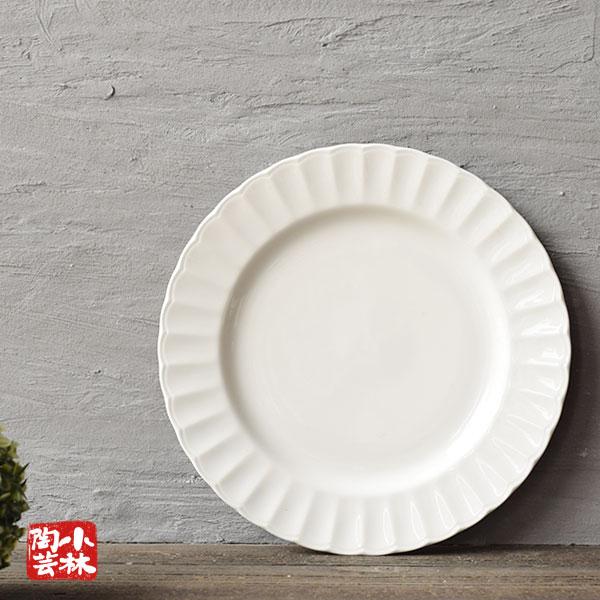 食器 アウトレット ホワイトリブプレート : 小林陶芸 - 通販 - Yahoo