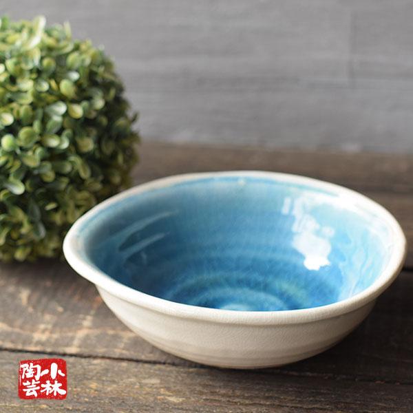 食器 アウトレット 貫入青釉 鉢 個数限定品 処分価格 : 小林陶芸