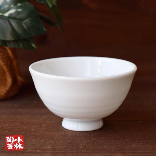 ご飯茶碗 軽量で滑らかな生地が人気 白いご飯茶碗 中 Ricebowl 002 小林陶芸 通販 Yahoo ショッピング