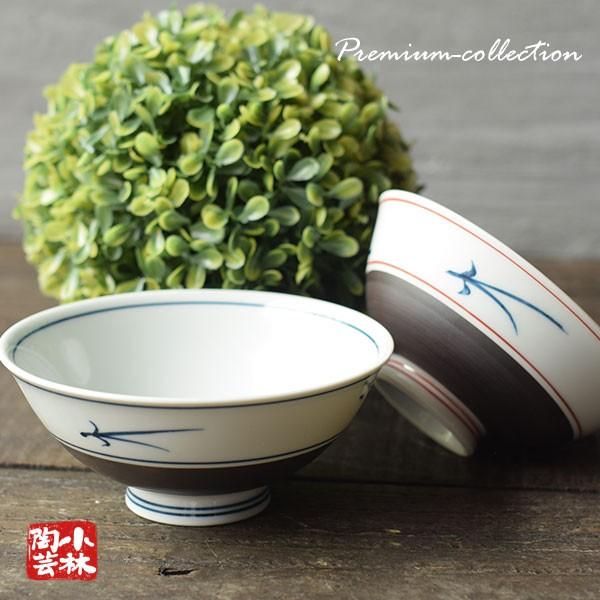 ご飯茶碗 波佐見焼 軽量 松葉 薄いご飯茶碗 平茶碗 : 小林陶芸 - 通販