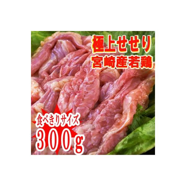 ◆家庭用に◆宮崎県産★せせり（300ｇ）【冷蔵】※100gあたり240円