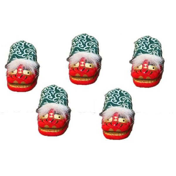 縁起物スワロフスキー 獅子舞 約4cm