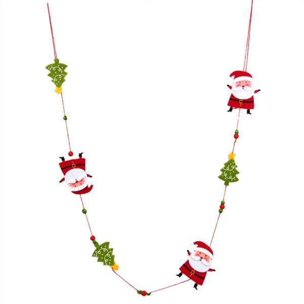 クリスマスの堅めフェルトのガーランド（26年度は売り切れました） クリスマスの堅めフェルトのガーランド（26年度は売り切れました）