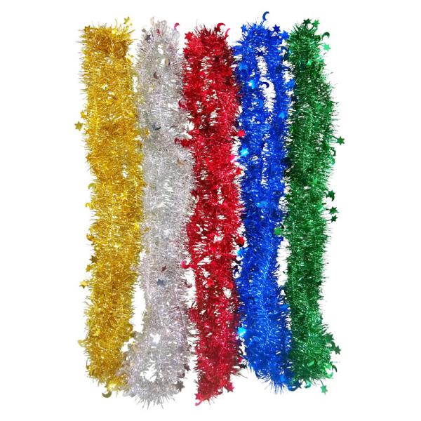 クリスマスパーティーモール190cm 三日月スター クリスマス パーティー