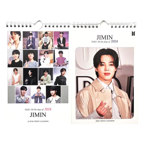 BTS バンタン ジミン jimin 2024 卓上 カレンダー