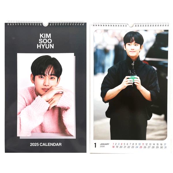 壁掛けカレンダー2025年度】KIM SOO HYUN キム・スヒョン2025