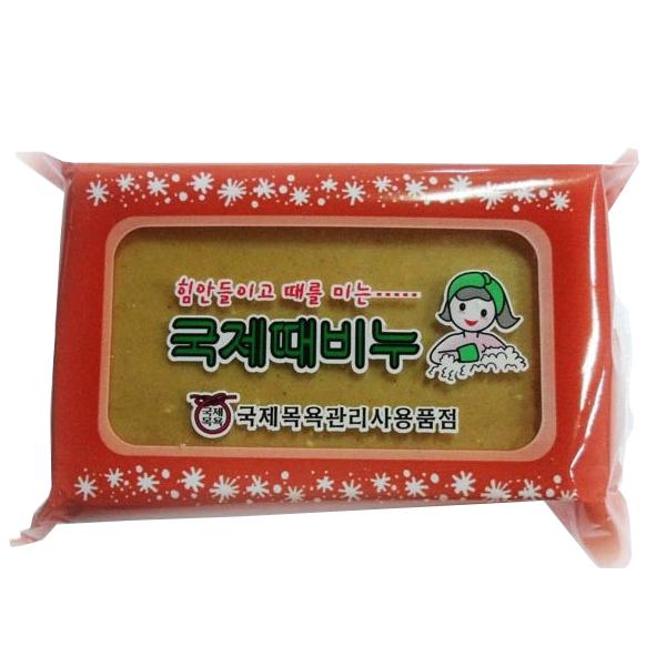 【あかすりタオルおまけ付き】国際垢すり石鹸 200g 5個 韓国直輸入 送料無料 垢すり 石鹸 ソープ あかすり石鹸