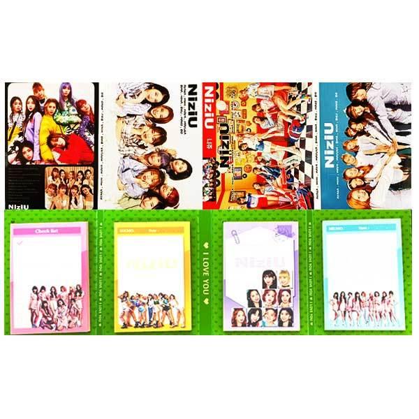 niziu ニジュー メモ帳 80枚セット 韓流グッズ グッズ 韓流 韓国 雑貨 定形外郵便送料無料