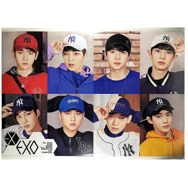 EXO エクソ 公式ポスター ウルロン으르렁 EXO - EXO アルバム リパケ