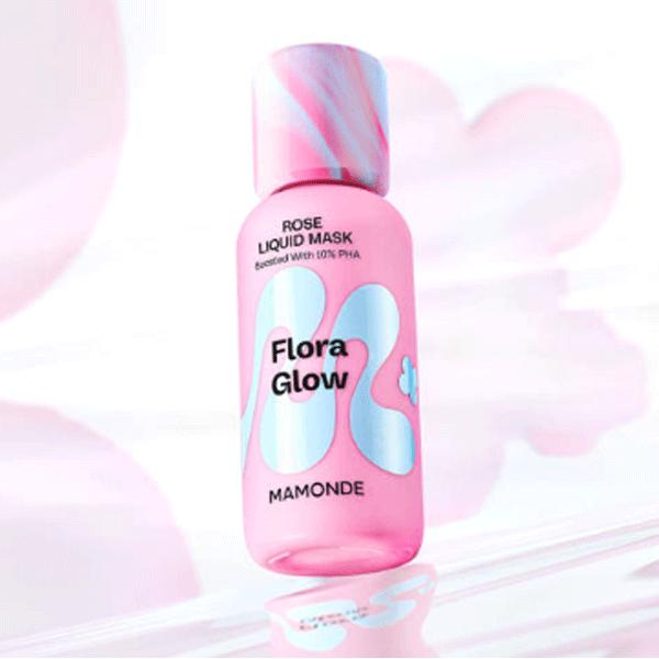 マモンド フローラグロウ ローズ+PHAリキッドマスク80ml*4本 MAMONDE フローラグロウローズリキッドマスク 80ml Flora Glow ROSE