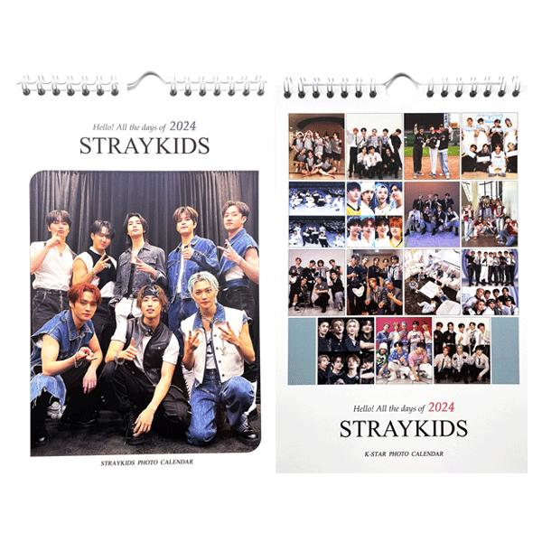 Stray Kids ストレイキッズ (2024年度) ミニ壁掛けカレンダー 