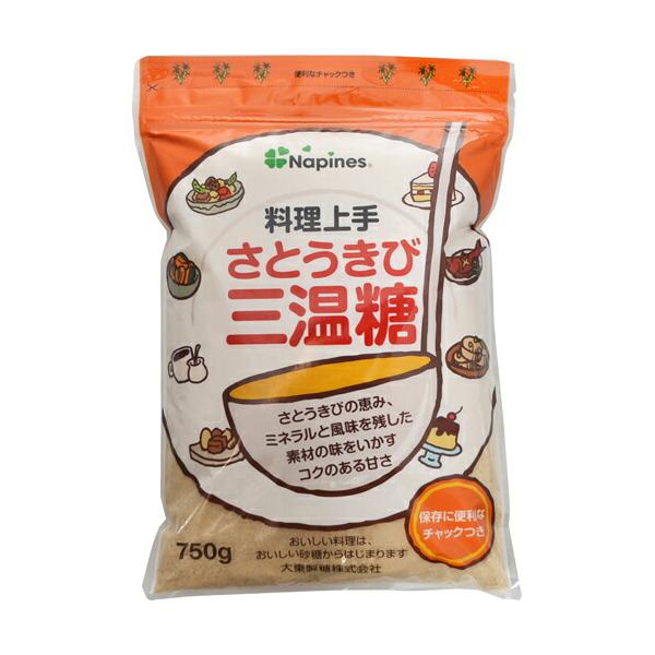 【送料無料】 大東製糖株式会社 料理上手さとうきび三温糖 750g×10個セット 【離島別途送料】【△】
