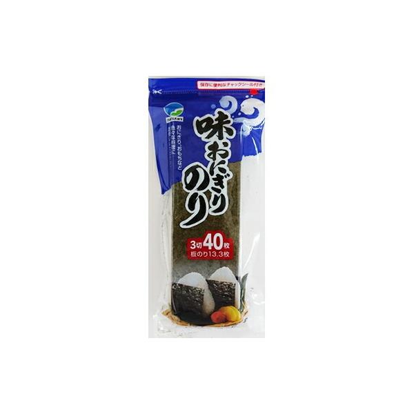 松谷海苔 味おにぎりのり 3切40枚(板のり13.3枚)入×30袋[チャック袋