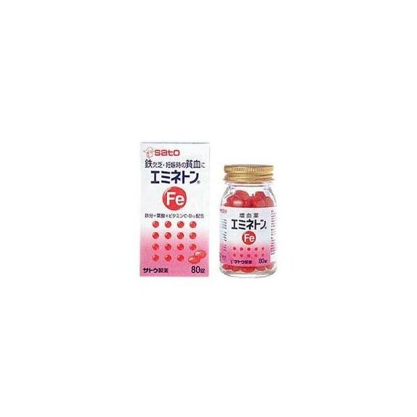 内容量：80錠【第2類医薬品】●増血薬・胃を荒らすことが少なく血を増やすことに役立つフマル酸第一鉄とビタミンB12を配合。・銅、コバルト、マンガンなどのミネラルとビタミンB6、C、E、葉酸などのビタミン、銅クロロフィリンを加えて効果を高めて...