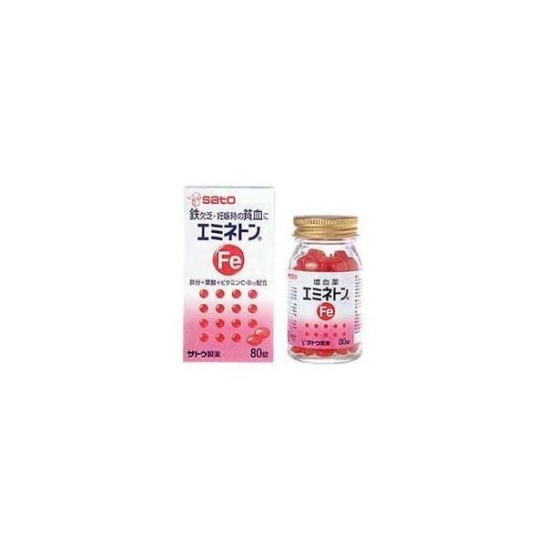 内容量：80錠【第2類医薬品】●増血薬・胃を荒らすことが少なく血を増やすことに役立つフマル酸第一鉄とビタミンB12を配合。・銅、コバルト、マンガンなどのミネラルとビタミンB6、C、E、葉酸などのビタミン、銅クロロフィリンを加えて効果を高めて...