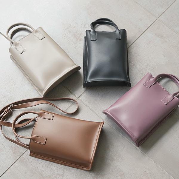 ショルダーバッグ レディース ミニバッグ 巾着付き スクエアバッグ 合皮 通年 トレンド B13 神戸レタスkobelettuce 通販 Paypayモール