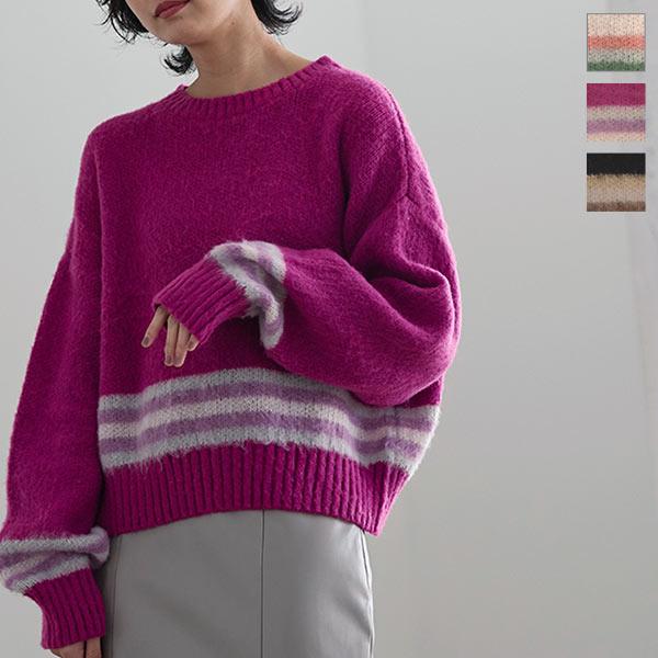 KOBE LETTUCE ニットトップス レディース セーター 冬 長袖