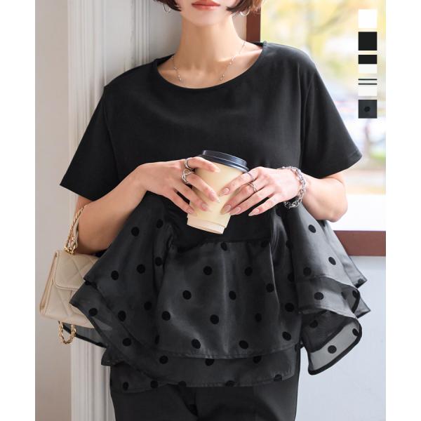 KOBE LETTUCE（神戸レタス） トップス レディース 40代 上品 tブラウス