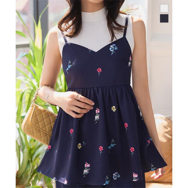 DOLCE&GABBANA ドルチェ&ガッバーナ　フラワープリントキャミソール Dolce & Gabbana(ドルチェ&ガッバーナ) キャミソール(レディース