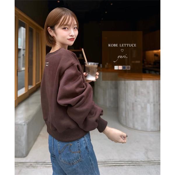 KOBE LETTUCE（神戸レタス） yuri.さんコラボ スウェット レディース