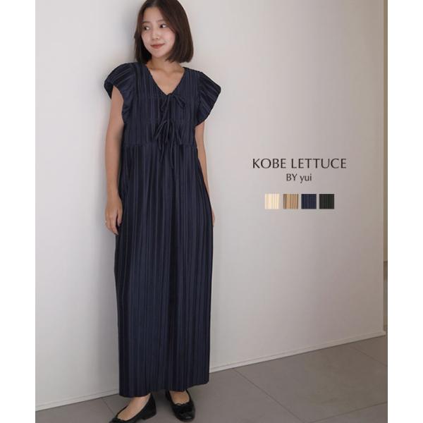 yuiさんコラボ 前後2wayプリーツワンピース レディース 20代 30代 40代 ゆい フェミニン きれいめ おしゃれ 上品 E3469
