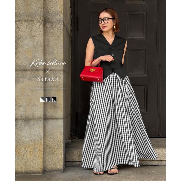 ★ ビバハート ベスト♡スカート セットアップ size40 2022年 KOBE LETTUCE（神戸レタス） 日替わりセール スカート ジレベスト