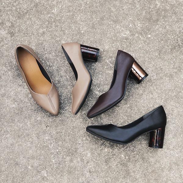 パンプス ヒール 太ヒール おしゃれ サークルヒール レディース シューズ 靴 太ヒール 歩きやすい シンプル ベーシック I1956 神戸レタスkobelettuce 通販 Paypayモール