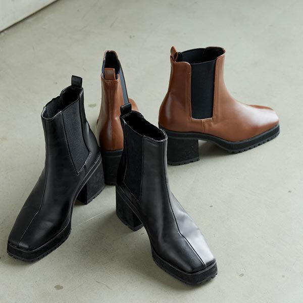 KOBE LETTUCE（神戸レタス） ブーツ サイドゴアブーツ ヒール 秋