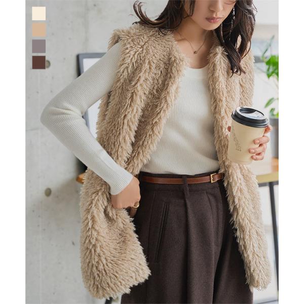 KOBE LETTUCE（神戸レタス） アウター レディース ベスト ファー ジレ