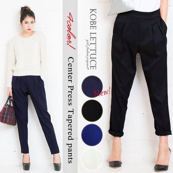 テーパードパンツ センタープレス入り ゆるパンツ レディース ウエストゴム M1132 Buyee Buyee Japanese Proxy Service Buy From Japan Bot Online