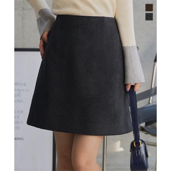 KOBE LETTUCE（神戸レタス） スカート ミニスカート 秋冬 ウールライク