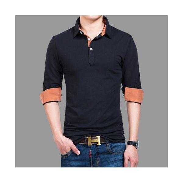 ポロシャツ メンズ 長袖 ブランド 無地 柄 黒 ロングtシャツ Tシャツ おしゃれ トップス 大きいサイズ 春 秋 17amt153w 40代 50代 Buyee Buyee 提供一站式最全面最專業現地yahoo Japan拍賣代bid代拍代購服務 Bot Online