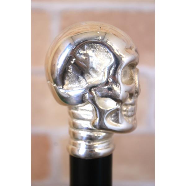 杖 つえ ステッキ おしゃれ 人生にロックを かっこよさと高級感を楽しめるシルバースカルステッキ 木製 高級 かっこいい 男性 スカルヘッド ドクロ どくろ Buyee Buyee 提供一站式最全面最专业现地yahoo Japan拍卖代bid代拍代购服务 Bot Online