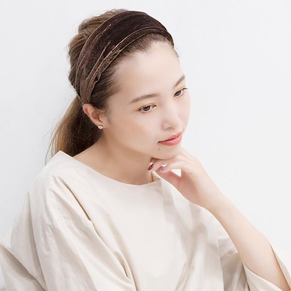 カチューシャ 痛くない ベロア 送料無料 髪飾り リボン ヘアバンド 無地 黒 プチプラ 幅広 太め ワイド 小顔 洗顔 定番 大人 可愛い お洒落 プレゼント Kobe Very Very ヤフー店 通販 Yahoo ショッピング