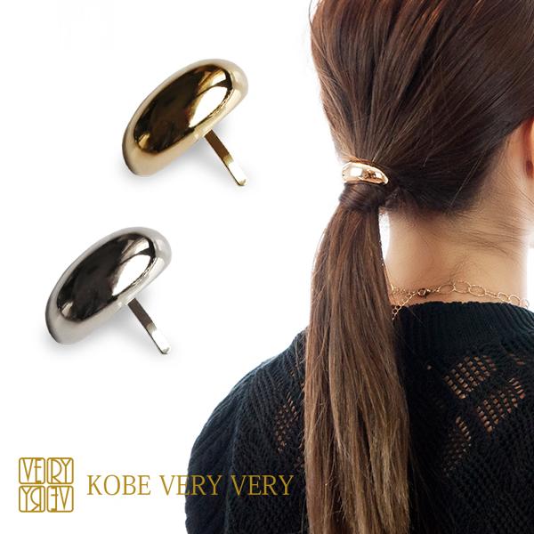 ポニーフック メタル ☆ シンプル 送料無料 ヘアカフ ヘアピン