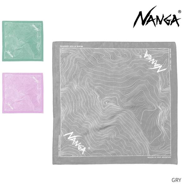 NANGA ナンガ ナンガパルバットコントアーマップバンダナ NA2253