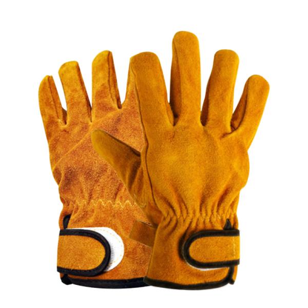 耐熱グローブ 手袋 キャンプ 牛革製 レザーグローブ 焚き火 防火手袋 作業用 鍋つかみ アウトドア BBQ バーベキュ キャン