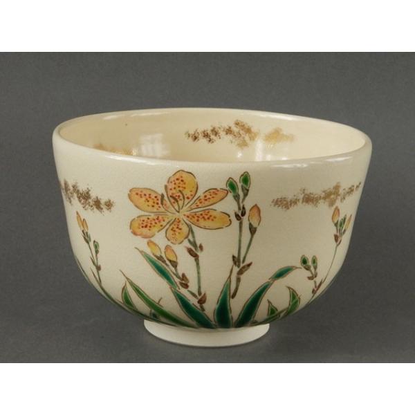 中村 秋峰 色絵 檜扇 茶碗 : 古美術植松 - 通販 - Yahoo!ショッピング