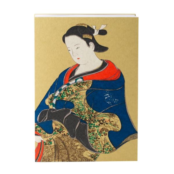 御朱印帳 納経帳 A4極大判21x30cm 蛇腹式220P 見返り美人 : 御朱印帳の