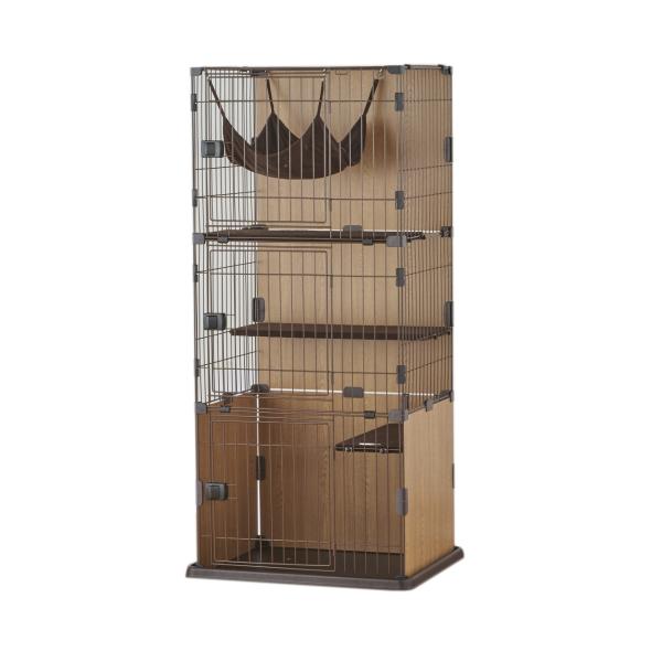 ボンビアルコン 猫 ケージ 3段 スリムキャットサークル 3段タイプ