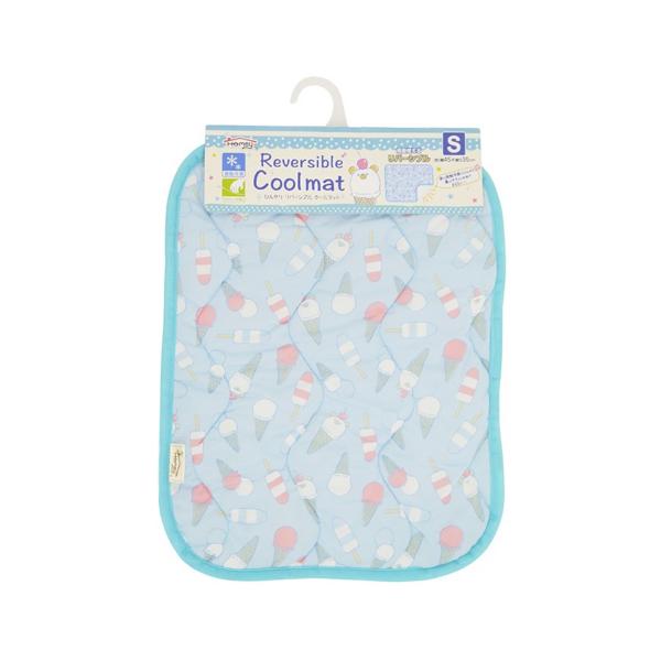猫 ひんやりマット 冷感マット 接触冷感生地 涼しい 夏用 熱中症対策 両面 手洗いOK Homey ひんやり リバーシブルマット S クールアイス柄ひんやり涼しさを感じられるアイス柄マット冷感生地でしっかりとしたひんやり感リバーシブルで裏...