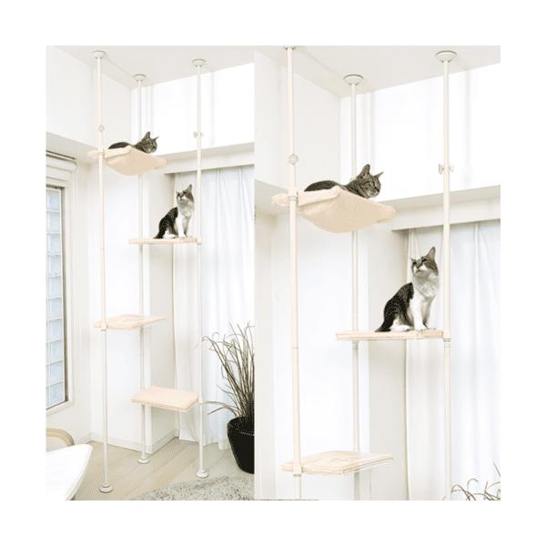 マルカン キャットタワー キャットタワー 突っ張り キャットウォーク