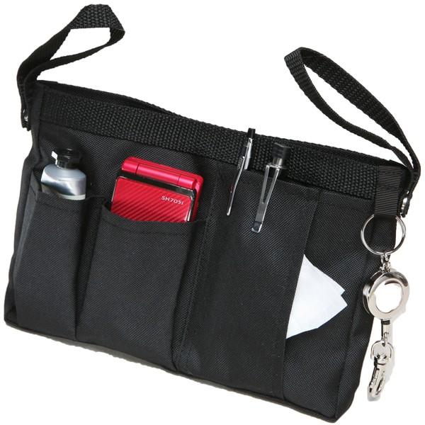 収納 小物 バッグインバッグ 大きめ 小さめ 中身 整理 入替 伸縮リール付きバッグinバッグ 117w こだわり雑貨本舗 通販 Yahoo ショッピング