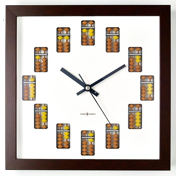 フタバ化学 そろばん 時計 壁掛け時計 クロック ハイグレード