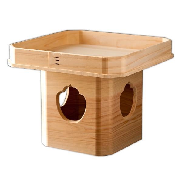 お正月 三宝 木製 9寸 鏡餅 飾り 高級 日本製 木製三宝（9寸